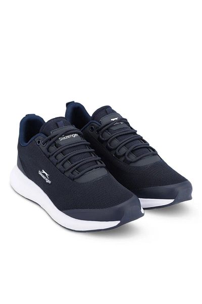 Slazenger Comfort Sole Lace-Up Casual Sports Shoes Navy Blue Sneaker