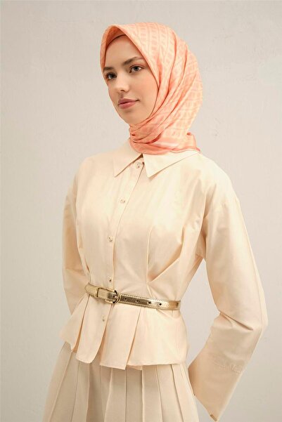 Armine وشاح كلاسيكي منقوش سيفت حرير تويل 9301D 40