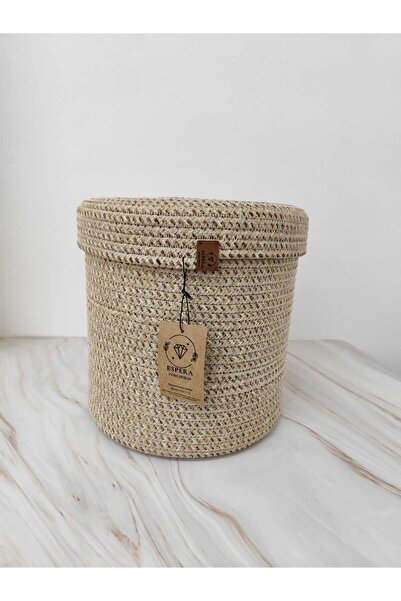 ESPERA HOME DESİGN 25x25 cm kuru çöp sepeti, galoş sepeti, çorap sepeti, kağı...