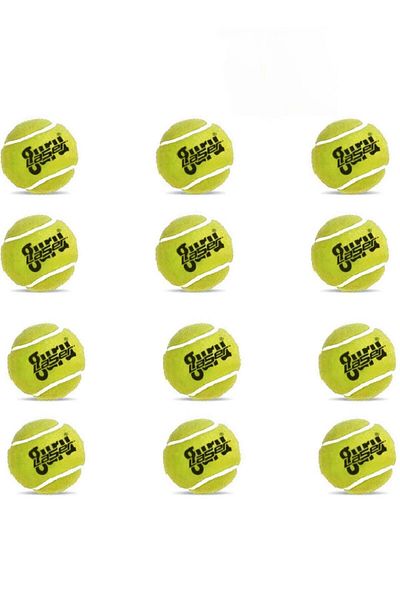 GURU Heavy Weight Cricket Ball, Pack of 12 Green