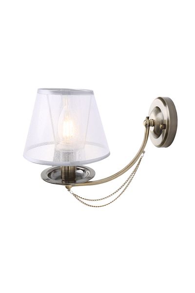 ERS TE Aplica Interior Darcy 1x60W Max E14 Culoare Alama si Alb
