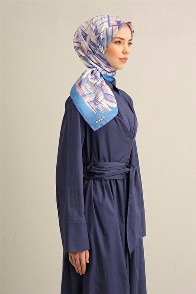 Armine cu imprimeu abstract Eșarfă Pură mătase Twill 9350D 51