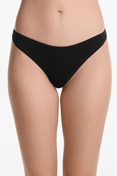 Oysho 5 Cotton Blend Brazilian Briefs