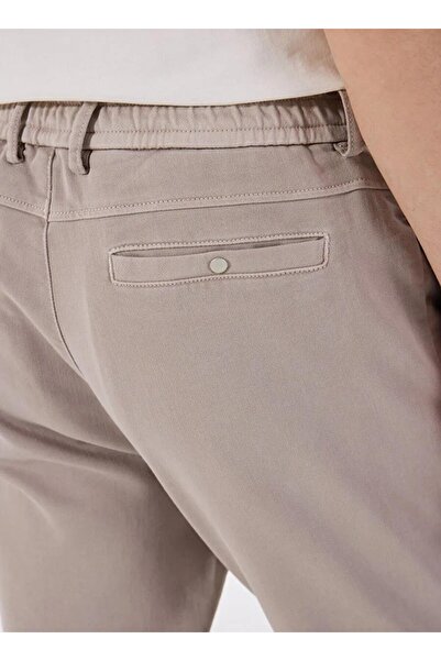 GMG FIRENZE Gmg Fırenze Normal Bel Normal Paça Slim Fit Bej Erkek Pantolon GU25MSS01013