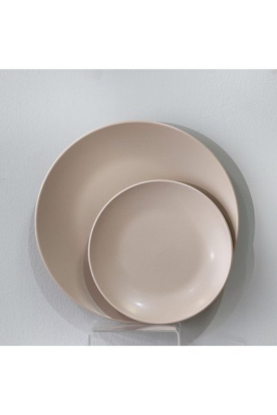 Danube Home Apollo 16-Piece Color Glazed Stoneware Dinner Set -Serves 4 Brown