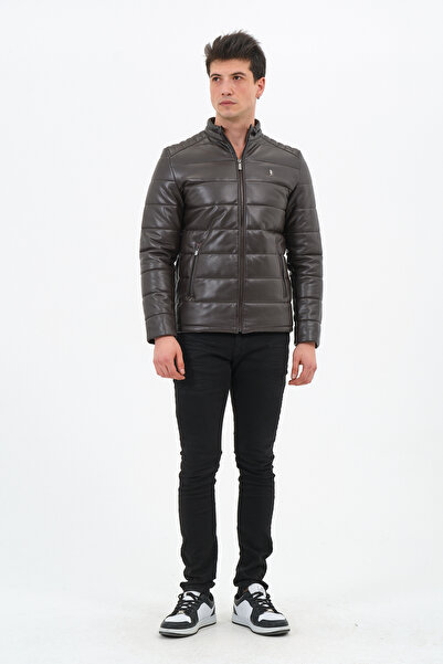 U.S. Polo Assn. Erkek Kahverengi Mont