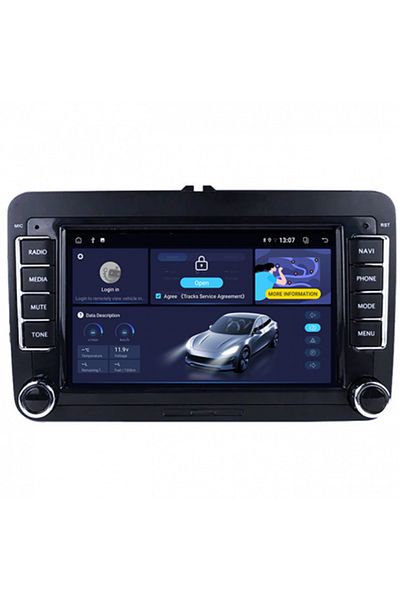 navi-it Navigatie dedicata Volkwagen, 4GB RAM 64GB ROM, Quadcore, Android 14, Display QLED 7", DSP