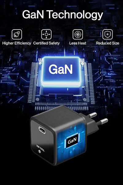 İntouch 35W GaN Technology PD Fast Şarj Aleti