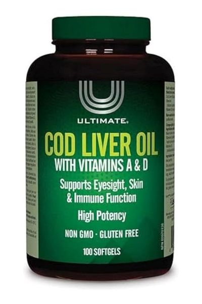ULTIMATE Cod Liver Oil With Vit. A&D Supports Eye Sight | Eye Sight Improvement liver oil