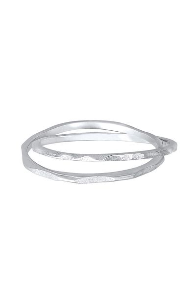 ELLI Ring Damen Vintage Look in 925 Sterling Silber gehüllt