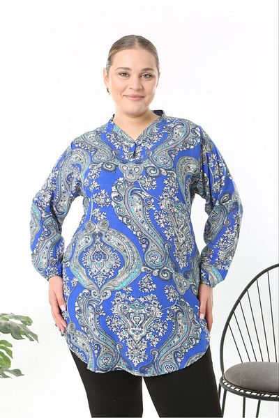 volkitolki Woven Viscose Cotton Fabric Relaxed Fit Tunic