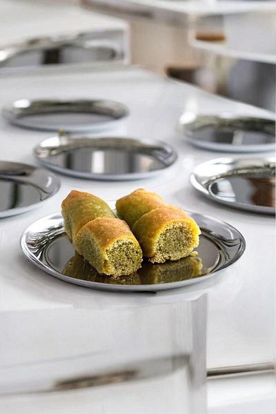 Sezka Life 6-Piece Metal Presentation Dessert Cookie Serving Plate Silver 12 cm