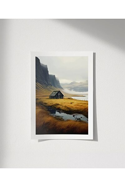 VOGLOO Çerçevesiz Poster Dağların Sessizliği