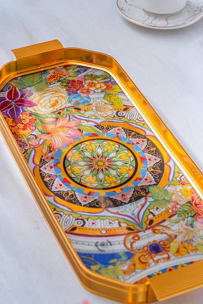 ACAR Frenze Oval Glass Tray