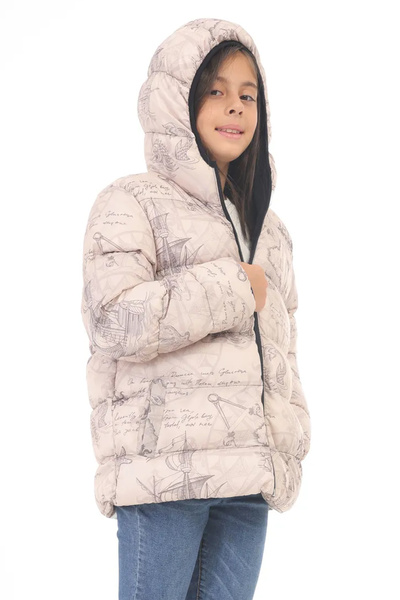 Montland Дівчачий спортивний костюм з малюнком компаса: внутрішній фліс, курт...