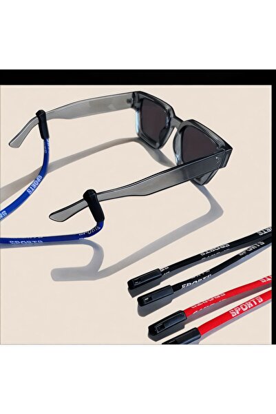 VENTİ VENTİSCA حبل نظارات رياضي من البوليستر المتين القابل للتعديل باللون الأ...