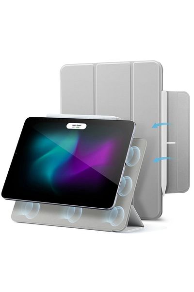 ESR Husă pentru iPad Air 13 (2024) / Air 13 (2025), tip carte, cu funda magnetică Rebound ESR - Gri