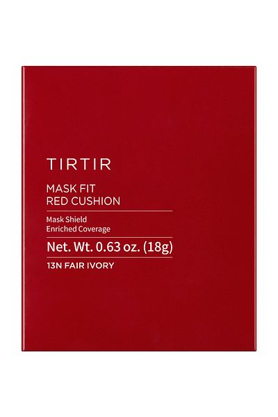 TIRTIR قناع وسادة حمراء مقاس 13N عاجي فاتح