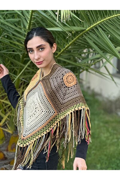 Gönülden Tasarım Ручна робота, з бахромою, жіночий палантин