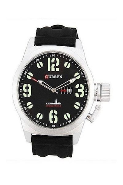 Curren - Men's Submersible Black Watch