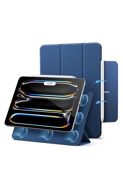 ESR Husă pentru iPad Pro 13 (2024), tip carte, Rebound Magnetic ESR - Albastră