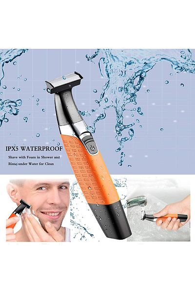 Kemei Electric Shaver 1910, Beard Trimmer Waterproof Shaver, Usb Rechargeable , Facial And Body Hair