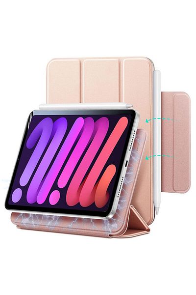 ESR Case for iPad Pro 11 2018 / Air 4 / 5 / 11 (2020/2022/2024), Book type, Rebound Magnetic ESR - Pink