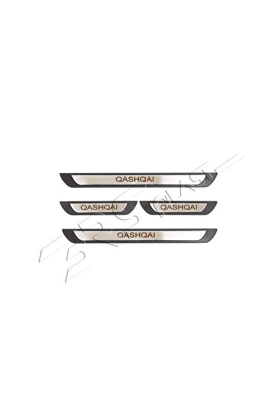 BRSPLAST Nissan Qashqai Uyumlu Kapı Eşiği Krom Abs 4 Parça