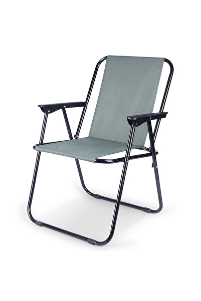 Vilde Scaun pliabil camping, Vilde, 54×44,5×72,5 cm, Metal/Textil, Gri