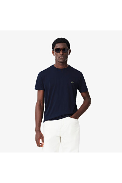Lacoste Erkek Regular Fit Bisiklet Yaka Lacivert T-Shirt