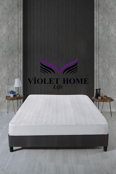 VİOLETLİFE Quilted Fitted Full Edge Water Liquid Proof Mattress Protector Mattress Sheet