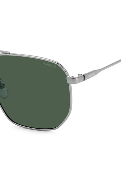 Polaroid Polaroid PLD 4141/G/S/X 6LBUC Men's Polarized Sunglasses, Silver, Aviator, 59 mm