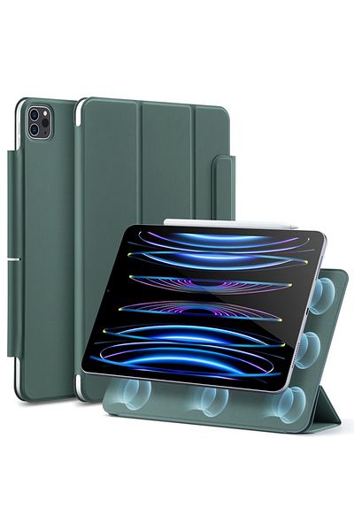 ESR Husă pentru iPad Pro 11 (2018 / 2020 / 2021 / 2022), tip carte, suport magnetic Rebound ESR - Verde