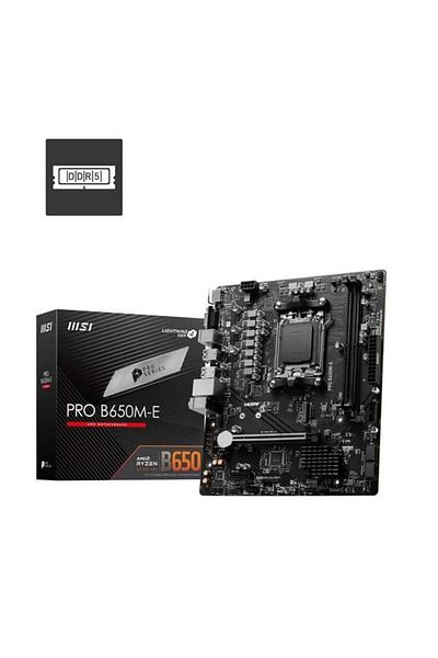 MSI Pro B650M-E Ddr5 HDMI Pcie 4.0 Am5 Matx
