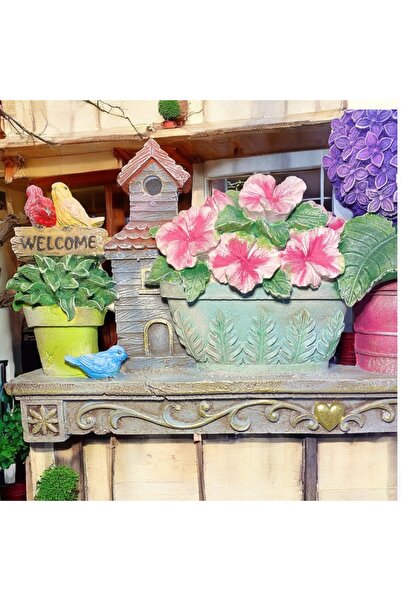 8coconut Polyester bahçe ve balkon duvar objesi