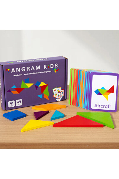 Choice NB160C2- صندوق ورقي ثلاثي الأبعاد بنمط خشبي على شكل حيوان لعبة تانغرام...