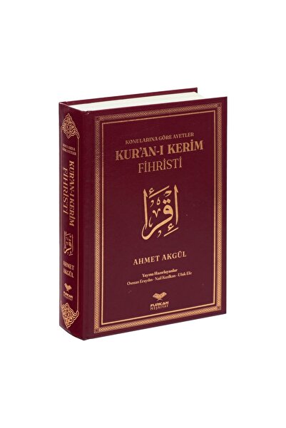 Furkan Neşriyat Orta Boy Cilt Bezi Konularına Göre Ayetler Kur'an-ı Kerim Fih...