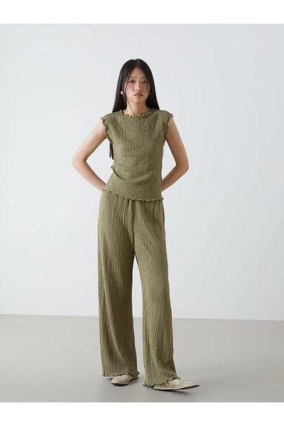 LC Waikiki Crew Neck Textured Women's Athlete