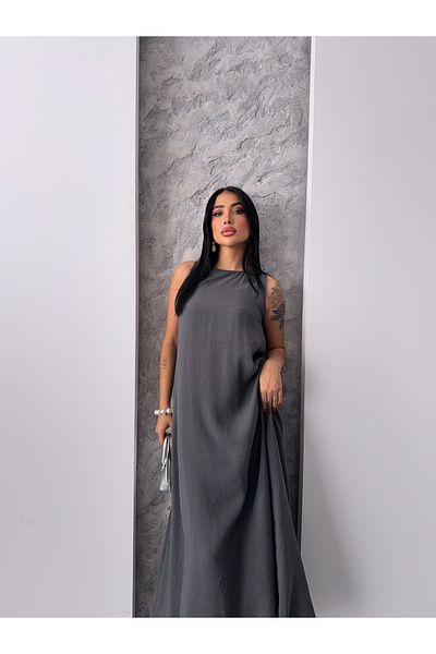 R&G RIMANERE GIOVANI Women's Sleeveless Loose Maxi Dress