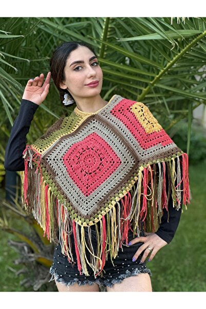 Gönülden Tasarım Ручна робота, з бахромою, жіночий палантин