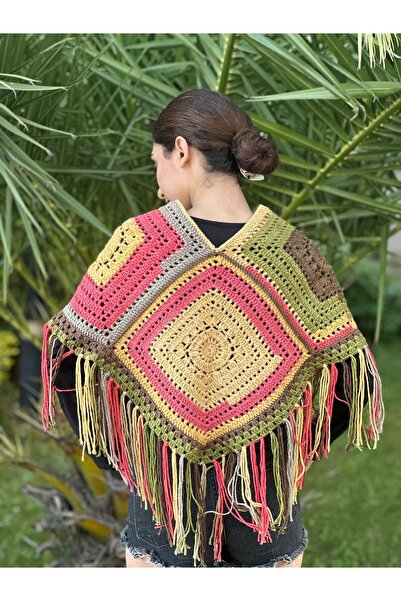 Gönülden Tasarım Ручна робота, з бахромою, жіночий палантин