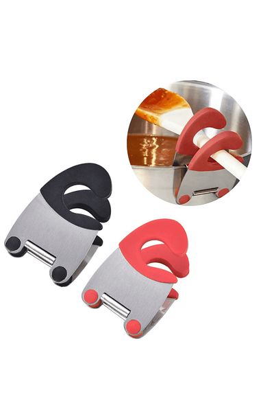 Köken Koken Gray Spoon Holder For Pot, Stainless Steel, Heat Resistant, Anti-corrosion Handle