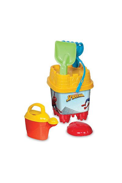 NillyToys 01570 Spiderman Small Castle Bucket Set - Grandpa