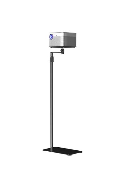 Velixo Projector Mount, 360° Rotation, 90° Tilt, Adjustable 101.5–138.5 cm, Sliding Rail, Carbon Steel