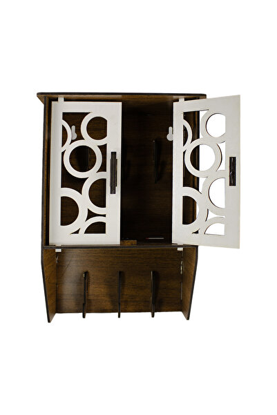 EL YAPIMI سلسلة مفاتيح بغطاء خشبي