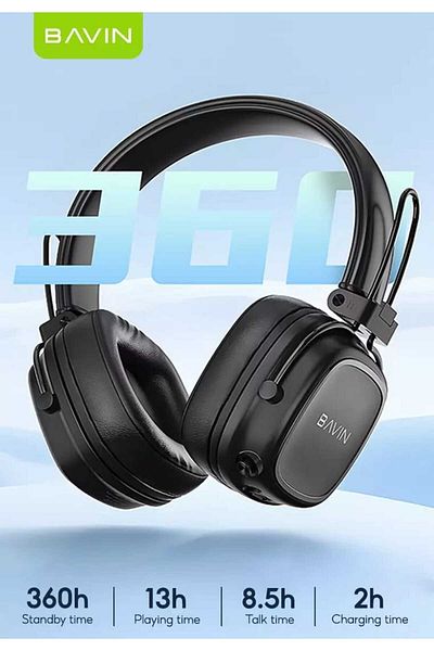 Bavin BH-57 Wireless Headphones with High-Resolution Sound Quality and 360° Surround Sound with Long Battery Life