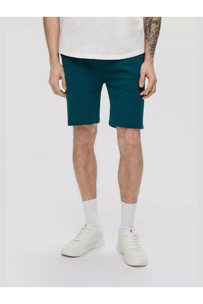 QS by s.Oliver Men's cotton sports shorts with regular fit, QS by s.Oliver