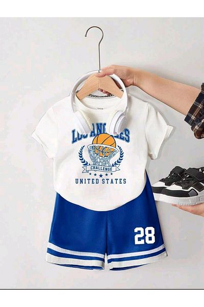 KOKOŞ BEBEK Los Angeles 2 Piece Set with Shorts