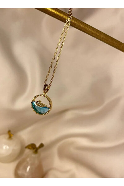 Ervalina Doğanın Güzelliği: Çelik Yunus Balığı Tasarım Kolye