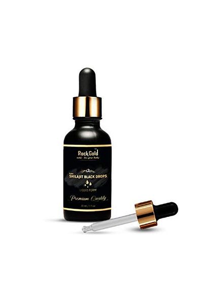 Vedapure ROCK GOLD Shilajit Liquid Black Drops - 30 ml